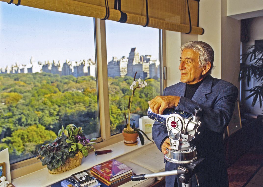 Bennett in his Central Park South Apartment