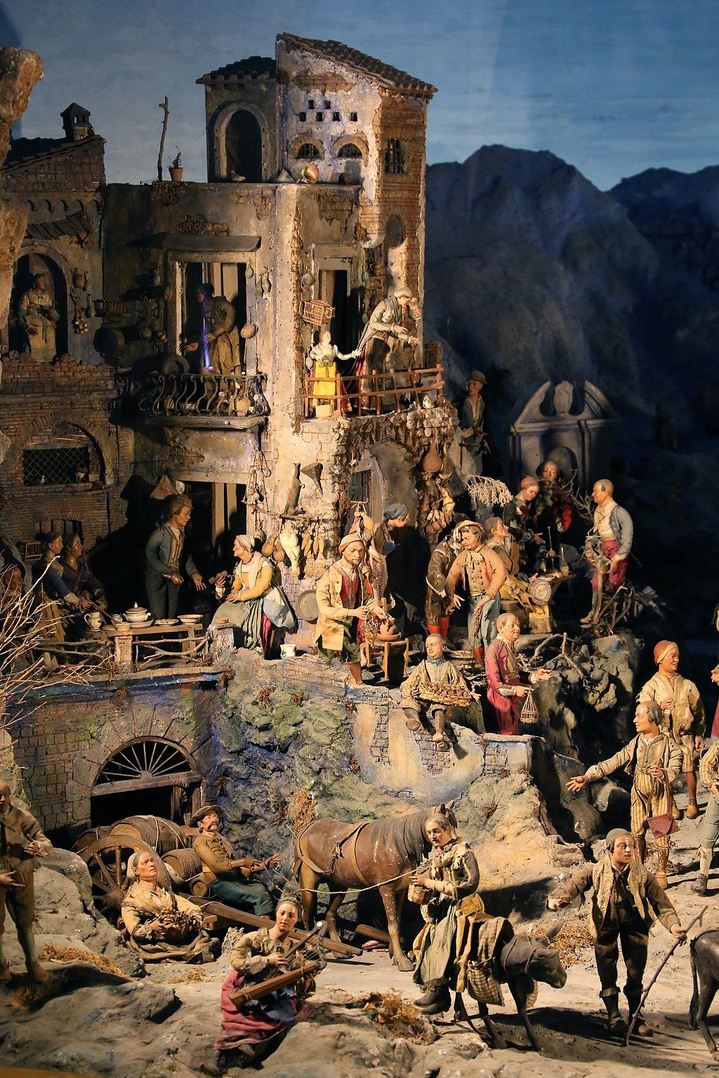 Neapolitan Nativity scene at Santa Chiara in Naples
