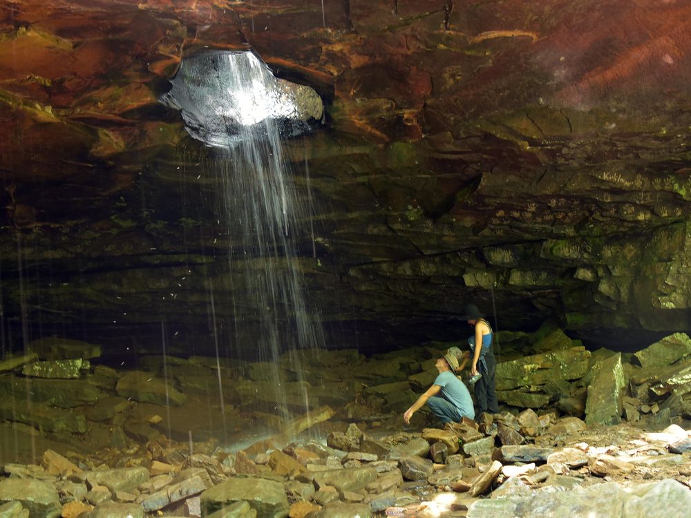 Hike to Glory Hole Waterfall in the Ozark National Forest - Only