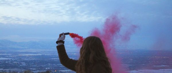 Red Smoke and Blue View thumbnail