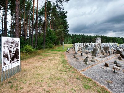 Up to 925,000 Jews and Romani were murdered at Treblinka, a Nazi extermination camp near Warsaw, Poland. 