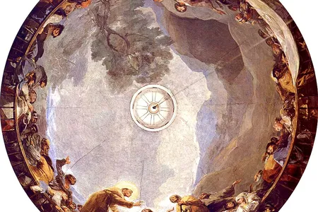 The fresco, painted by Francisco Goya in 1798, depicts&nbsp;Saint Anthony of Padua performing a miracle.&nbsp;