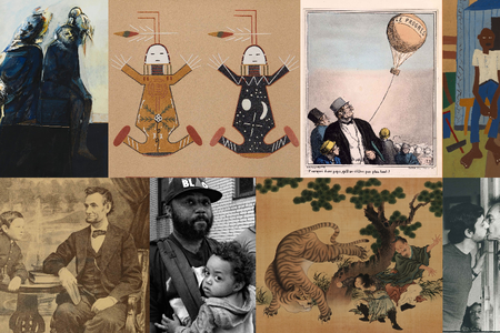 Fatherhood can appear in a myriad of ways in art; one constant is love.