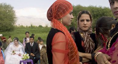 Around the world (above, Halabja, Iraq), an array of rich and varied wedding rituals exists, full of symbolism intended to reinforce a couple's marital bond and ensure their lasting happiness.