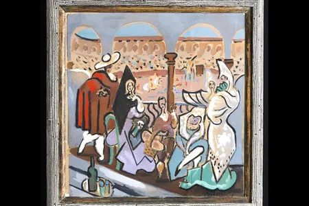 Attributed to Cubist master Pablo Picasso, this mixed-media artwork was rediscovered in the closet of a house in Maine after five decades. It recently sold at auction for more than $150,000.