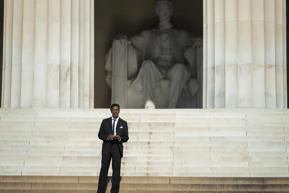 Colman Domingo as Bayard Rustin in Rustin​​​​​​​, a new film directed by George C. Wolfe