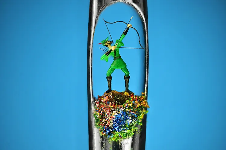 Robin Hood in the head of a needle