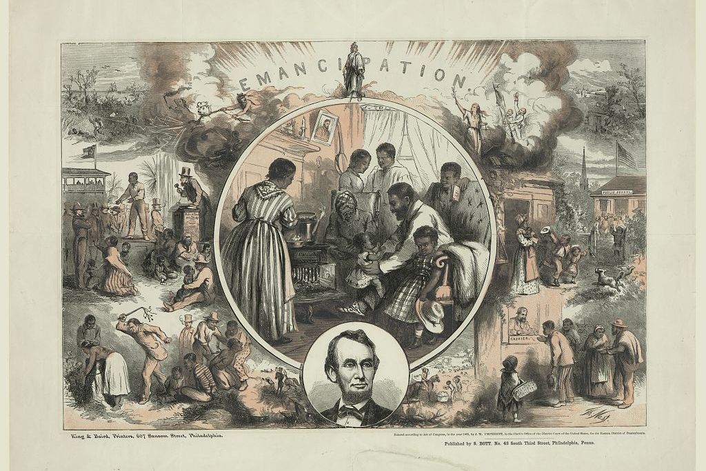 Emancipation proclamation illustration