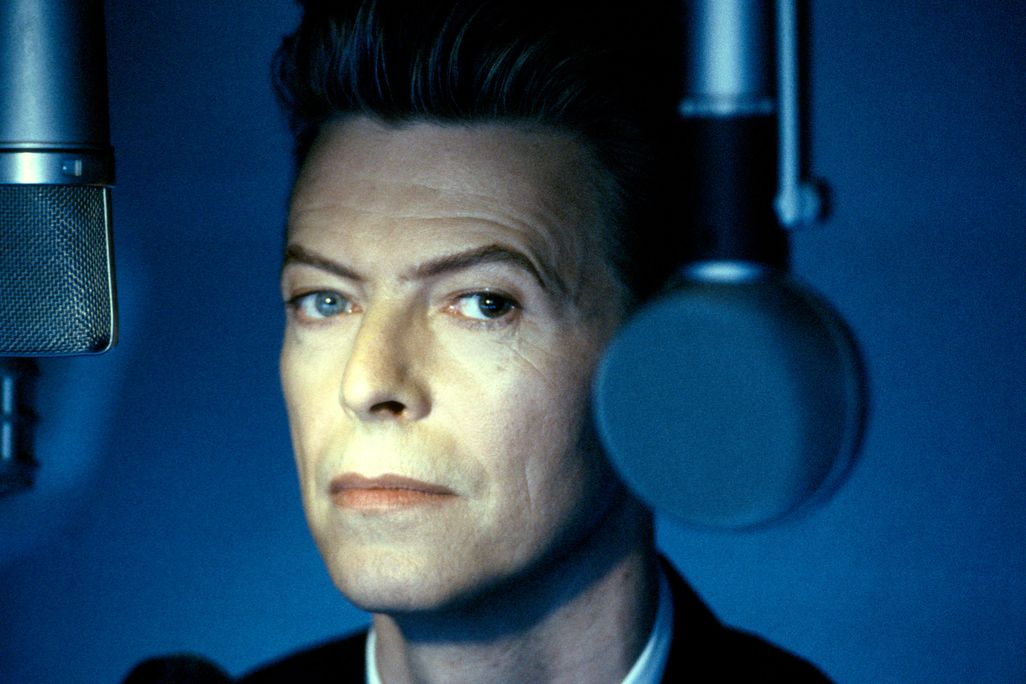 David Bowie Portrait (Blue)