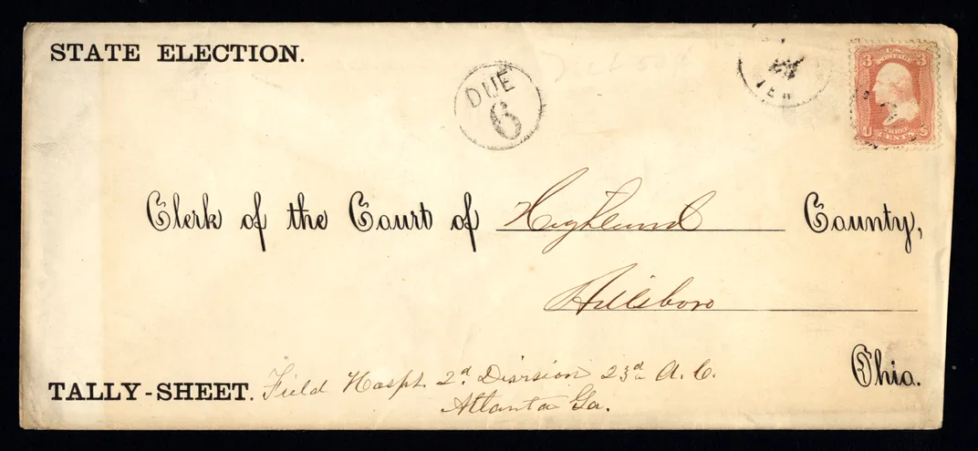 Civil War envelope