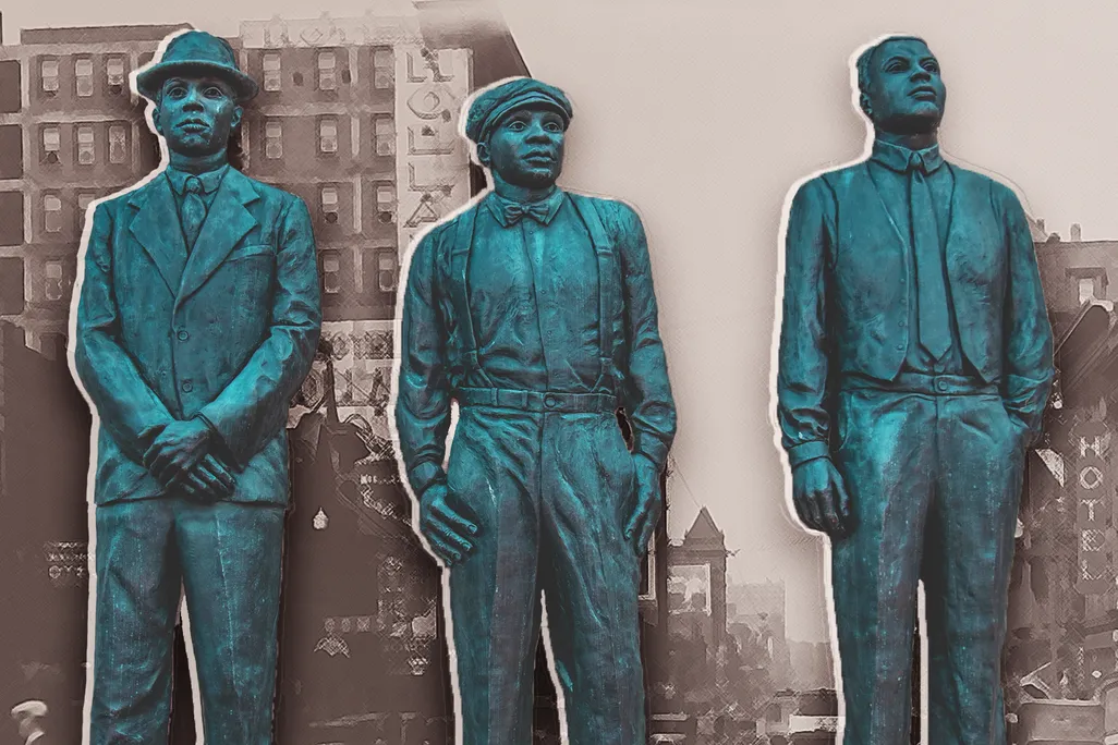 Elias Clayton, Elmer Jackson and Isaac McGhie