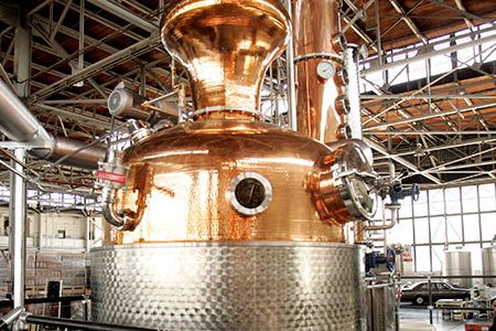 The first microdistillery in the U.S. was California's St. George Spirits, founded in 1982.