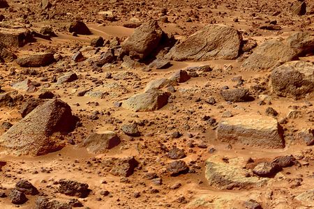 Surface of Mars as seen by NASA's Mars Pathfinder
