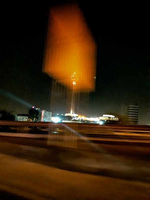 Milad tower surrounded by light thumbnail