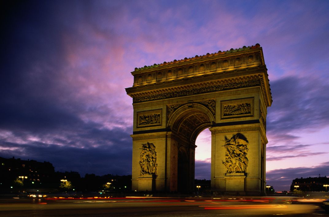 The Arc de Triomphe