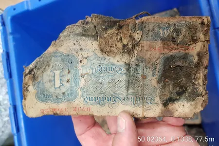 The hoard of £1 and £5 notes has a face value of about £30,000—or £1.5 million (roughly $2 million) in today’s currency