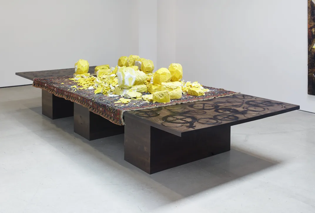Untitled (Shea Butter Table), Rashid Johnson, 2016