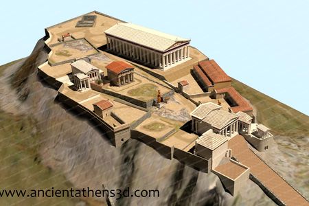A 3-D model of Athens' classical acropolis
