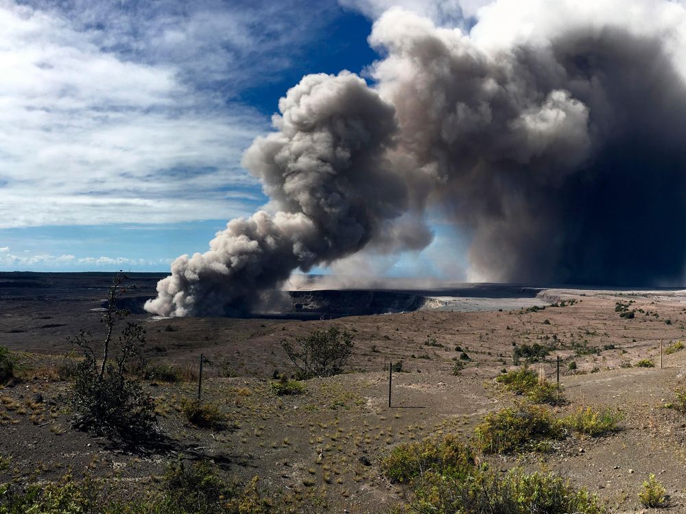 Ash Cloud Hawaii Volcano