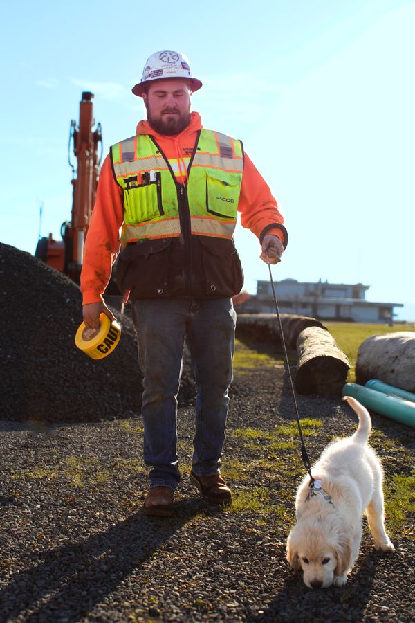 Blue-Collar worker and pup thumbnail