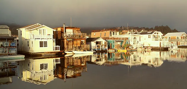 Sausalito house boat community