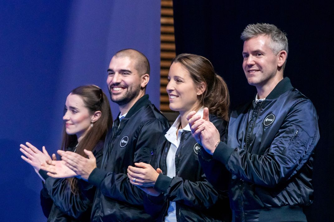 Four new ESA astronaut candidates