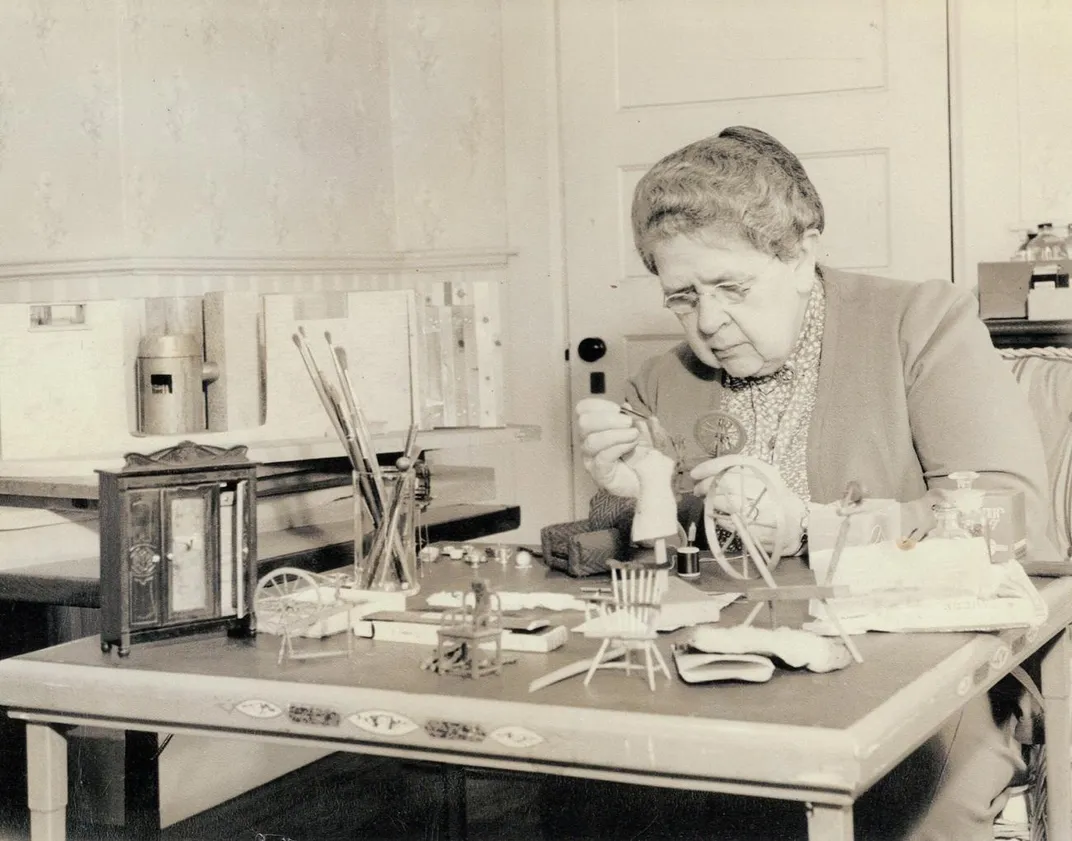 Frances Glessner Lee at work