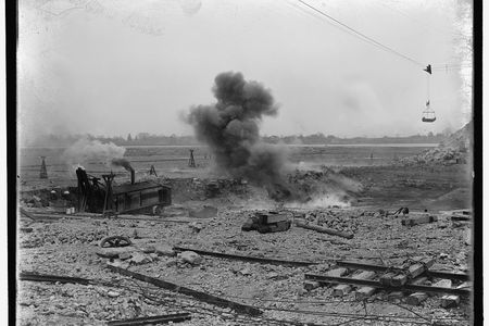 Eight hundred pounds of dynamite exploding.