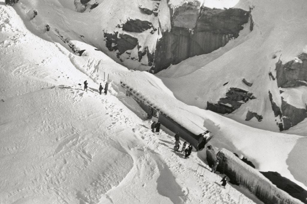The City of San Francisco, trapped in snow drifts
