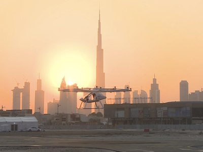 Pilotless air taxis are already being tested in Dubai.