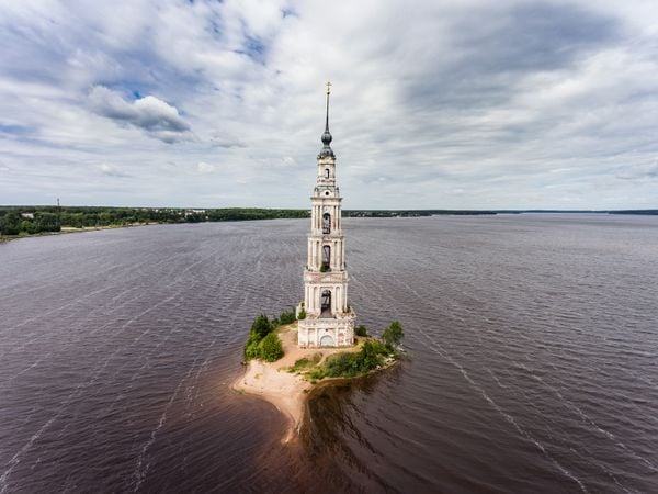 Bell tower in water thumbnail