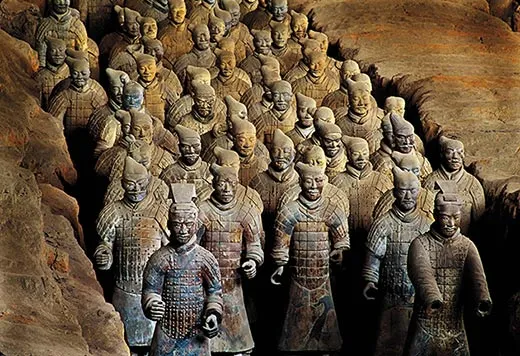 Terra Cotta Soldiers on the March