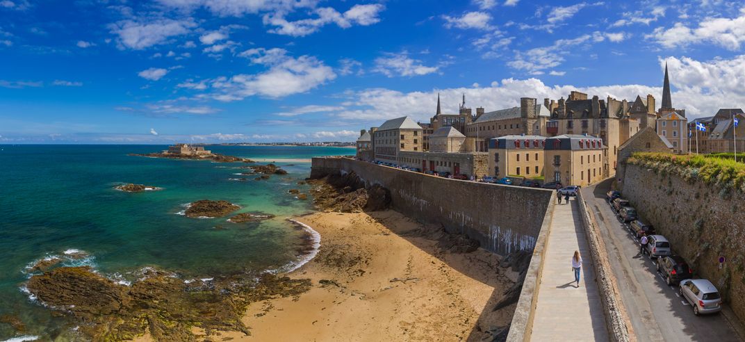 The walls of Saint Malo