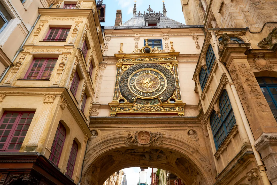 The Gros Horloge in Rouen. Credit: AMA Waterways