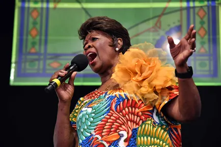 &quot;There isn&#39;t a Christmas that goes by that I don&#39;t sing &#39;Oh Holy Night,&#39;&quot; says Irma Thomas (above: in 2019 at the New Orleans Jazz &amp; Heritage Festival) &quot;If you listen to all the verses, it tells a beautiful story.&quot;