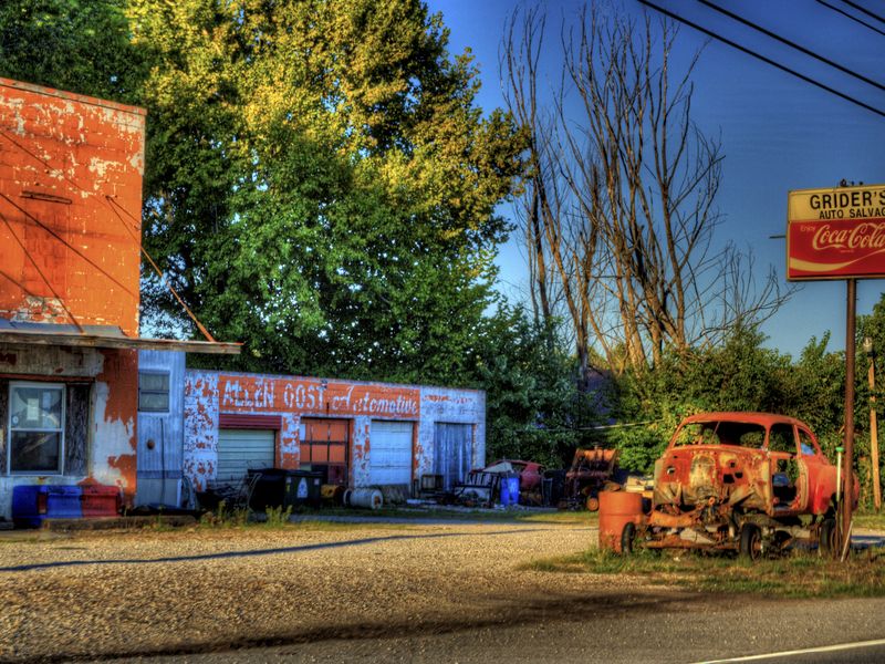 An abandoned salvage yard along US 60. | Smithsonian Photo Contest ...