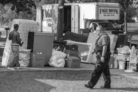 An image on view at the National Building Museum's Evicted exhibition