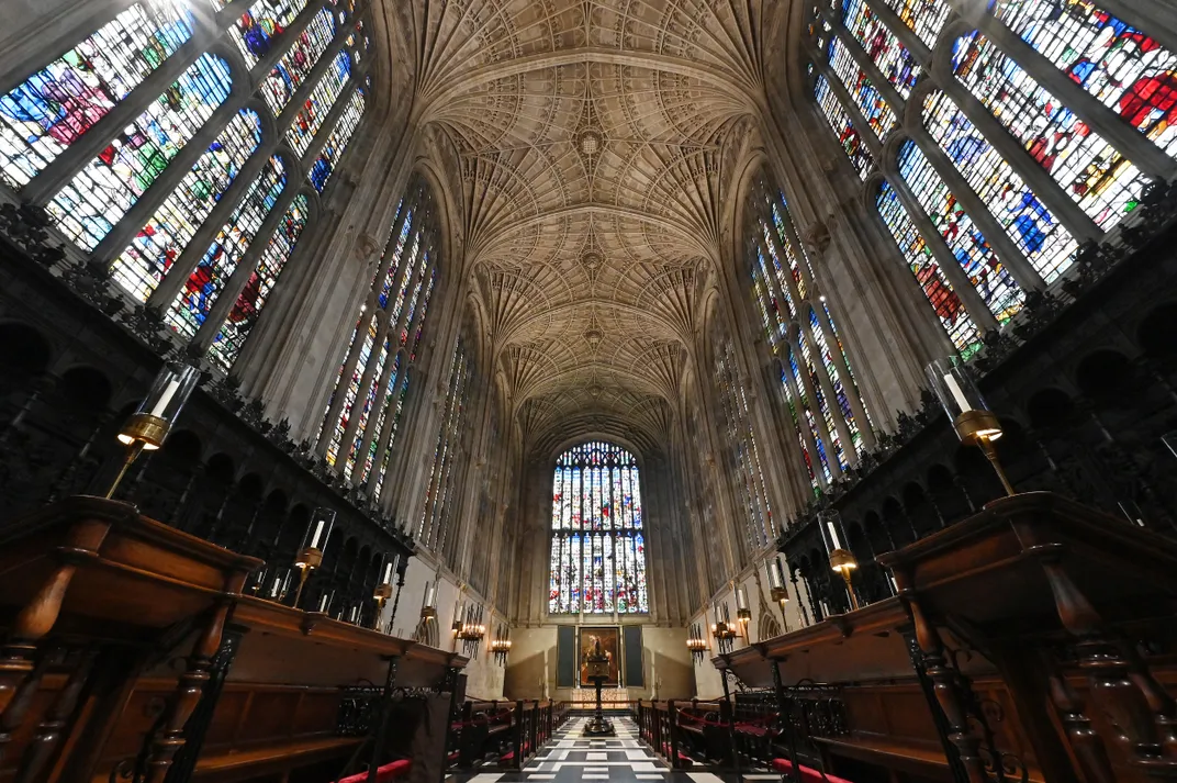 King's College chapel vaulted ceiling