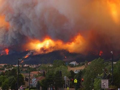 The Colorado Springs fire has forced the evacuation of 32,000 residents.