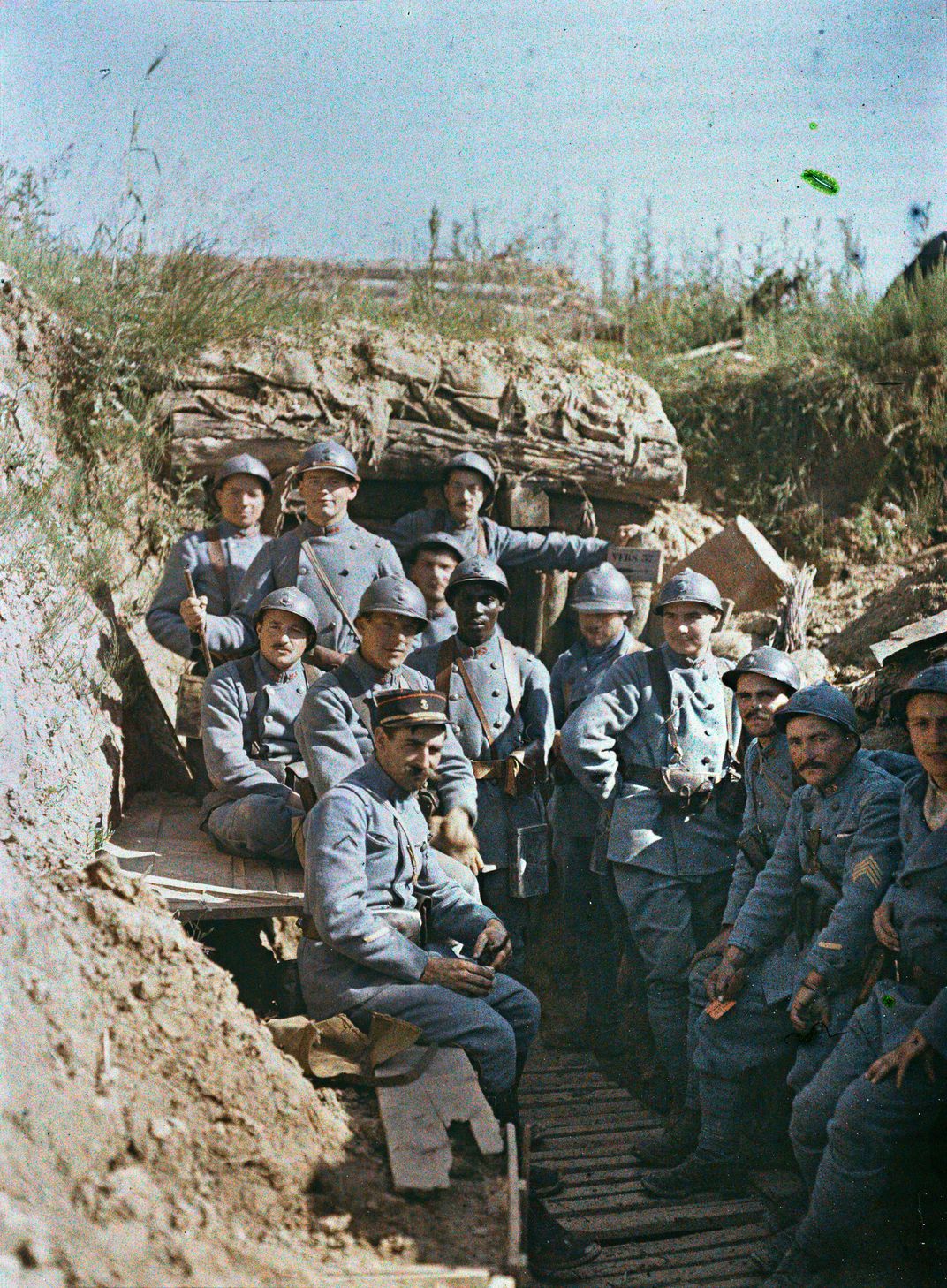 Paul Castelnau, First Line Trench, Hirtzbach Woods, France, 1917