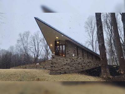 RiverRock was completed in 2025, 66 years after Frank Lloyd Wright&#39;s death.