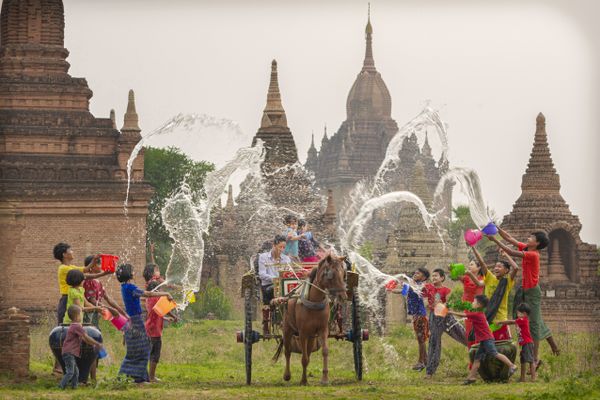 Burmese traditional water sports festival thumbnail