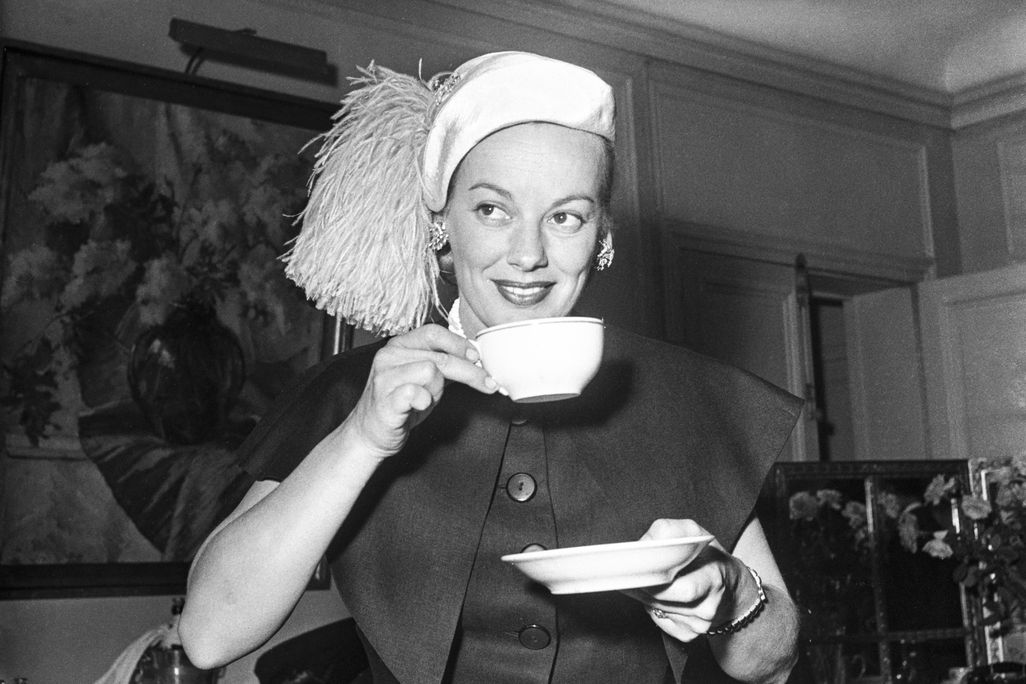 Portrait of Faye Emerson in Paris, August 17, 1951
