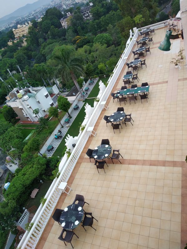An Aerial View of a Hotel in Udaipur, Rajasthan thumbnail