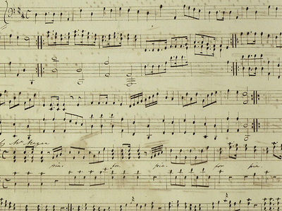 This musical score, in Jane Austen's handwriting, is one of nearly 600 Austen family musical treasures available in an online archive. 
