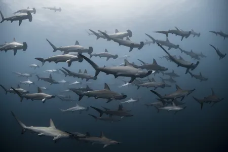 With their distinct shape, hammerheads are among the most recognizable sharks.

