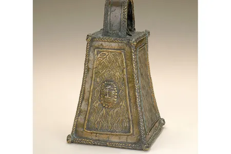 Smithsonian officials announce the transfer of ownership of 29 works of art to Nigeria; 20 will be returned (above: Bell, Benin kingdom court style, Edo artist,18th century), while nine will remain on loan.