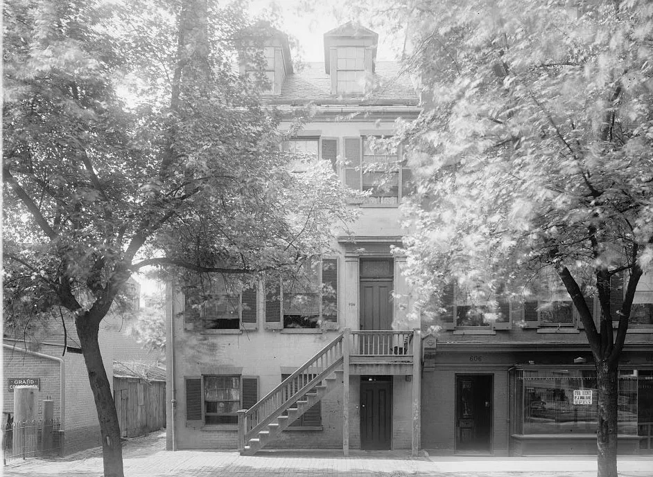 The Surratt boarding house in Washington, D.C., just blocks from Ford’s Theater.