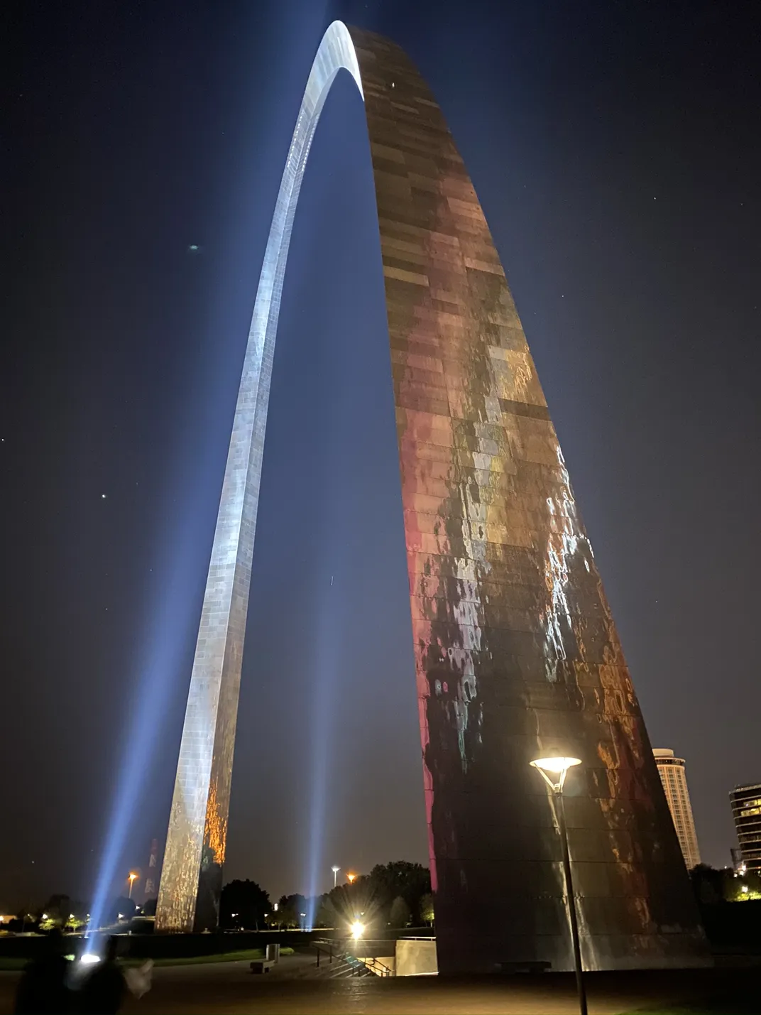 Lights on St. Louis Arch Smithsonian Photo Contest Smithsonian Magazine