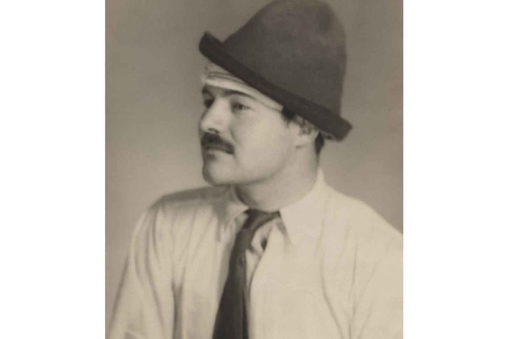 Ernest Hemingway by Man Ray